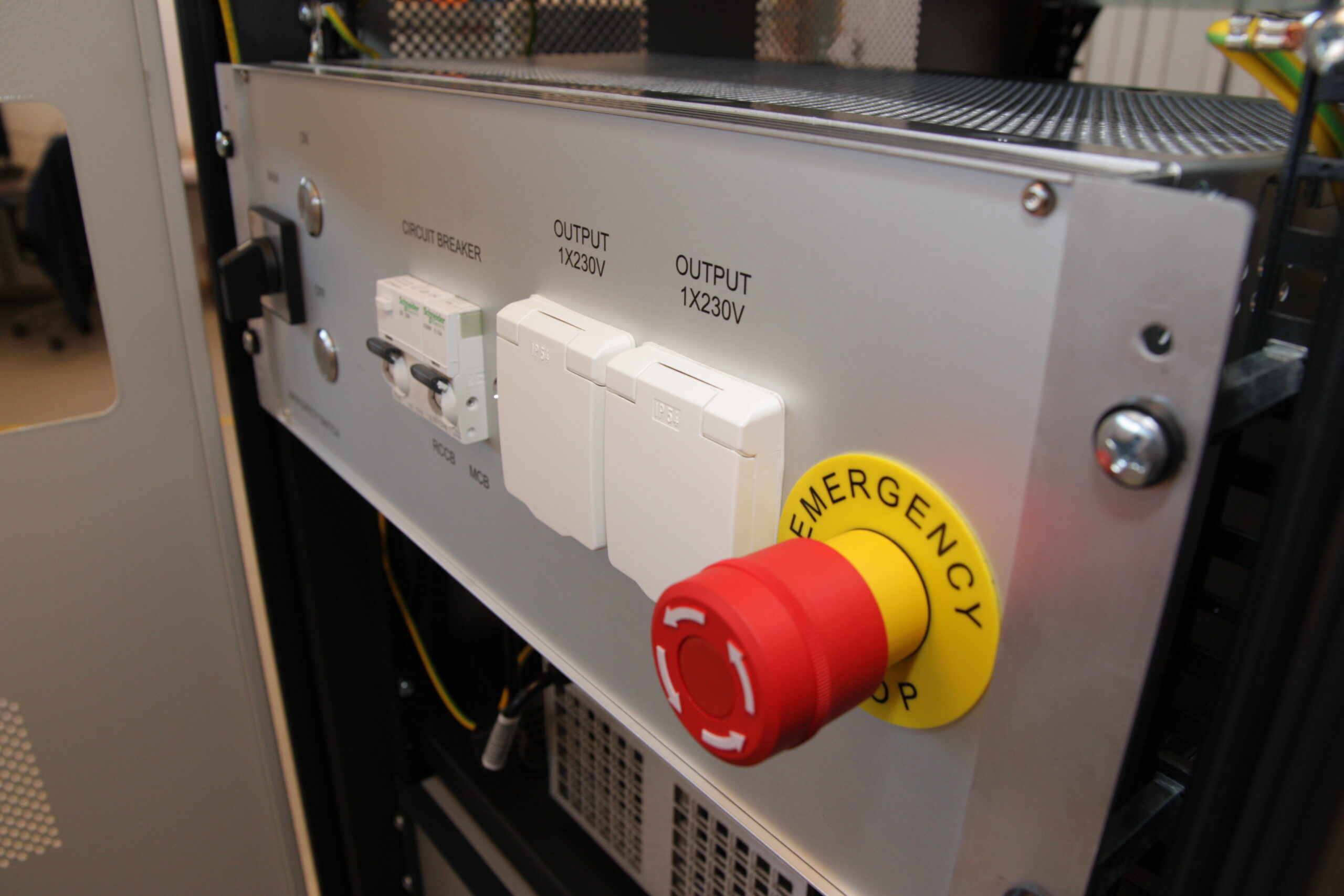 Stop button